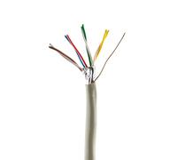 SeKi Câble téléphonique 4 x 2 x 0,6 mm J-Y(ST) Y 25 m rond pour montage encastré, câble d'installation de télécommunications 8 fils