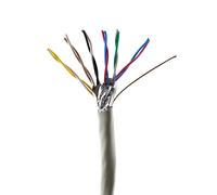 SeKi Câble téléphonique 4 x 2 x 0,6 mm J-Y(ST) Y 50 m rond pour montage encastré, câble d'installation de télécommunications 8 fils