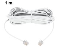 Câble téléphonique de haute qualité, connecteur mâle-mâle assurant une connectivité optimale pour téléphones, télécopieurs et modems,