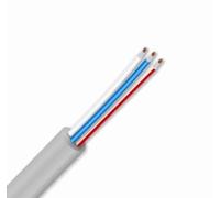 Câble téléphonique Electraline 2 paires+T 25m gris - 14007