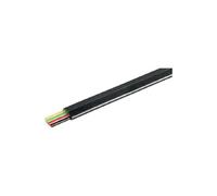 Câble téléphonique plat 4 conducteurs Bobine de 100 m Noir (Import Allemagne)