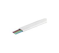Wentronic Câble téléphonique plat 6 broches Rouleau de 100 m Blanc (Import Allemagne)
