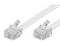 Goobay 93067 Câble de Raccordement Modulaire, Blanc, 3m Longueur