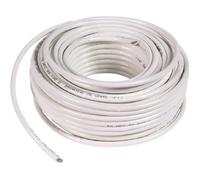 Câble télévision - Couronne 25 m - Blanc