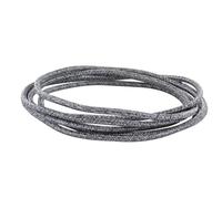 Câble textile 3m - bicolore noir - gris