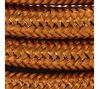 Câble Textile Soie - 3m - Cuivre pailleté