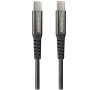 Câble THOMSON USB-C vers USB-C 100W - Charge rapide et transfert de données - Longueur 1,5m