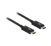 - Câble Thunderbolt - 24 pin USB-C (M) pour 24 pin USB-C (M) - USB 3.1 Gen 2 / Thunderbolt 3 / DisplayPort 1.2a - 20 V - 5 A - 50 cm - support 4K -
