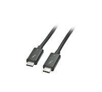 Lindy 41555 câble USB USB 3.2 Gen 1 (3.1 Gen 1) 0,5 m USB C Noir