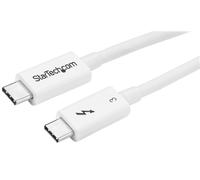 Câble Thunderbolt 3 (USB-C) 40GB/S Mâle À Mâle, 0,5M Blanc