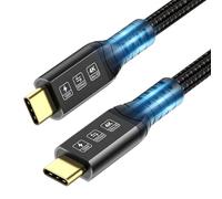 Câble Thunderbolt 4 5m, USB C long Transfert de données 40Gbps, 100W |