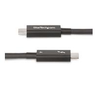StarTech Câble Thunderbolt 4 actif A40G2MB-TB4-CABLE 2m 40 Gbit/s 100W PD 4K/8K Noir