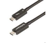 StarTech Câble Thunderbolt 4 TBLT4MM1M – 1 m, 40 Gbps, 100W PD, Vidéo 8K