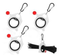 Cable Tie Holder Set with Automatic Tightening, Reusable Heavy Duty Zip Tie Mount for Efficient Cable Management