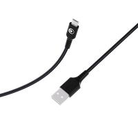 Câble Tissé USB A / microUSB 2.1A 1.2m FastCharge 10.5W Noir Bigben