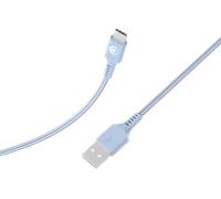 Câble Tissé USB A / USB C 3A 1.2m PD 60W Bleu Bigben