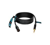 Câble Titanium StarQuad Jack TRS mâle / XLR mâle Neutrik, 10m