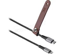 Câble T'nB USB-C - Lightning M/M 1,5m (Noir/Gris)