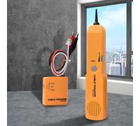 Cable Tracker,RJ11 Traceur de câble anti-interférence Multifonction Réglage du volume Testeur de câbles avec générateur de son et kit d'échantillon pour recherche et suivi test de continuité