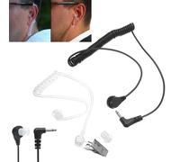 Câble Transparent pour écouteurs, câble avec Clip, prise Jack 3.5mm, boîtier en PU pour casque acoustique, pour Radio Motorola, 1 pièce