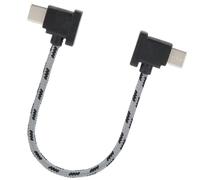 Câble tressé 15cm, pour DJI Air 2/Mini 2 | Transfert photo/vidéo plus rapide que WiFi, embout coudé anti-déconnexion, léger 7g pour étui ou sac, compatible manette Pock
