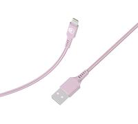 - Câble Lightning - USB mâle pour Lightning mâle - 1.2 m - rose - plastique recyclé à 100 %