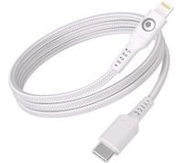 Câble tressé BigBen Connected USB-C vers Lightning 1,2 m Blanc