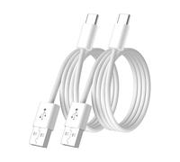Câble tressé Car-play pour iPhone 16e 17 de Voiture 1m 2 Pack,18W 3A Cable tressé Voiture pour Apple Car-Play et Android Auto,Câble USB vers USB C Charge Rapide données pour Samsung A55 A35 A15 A25