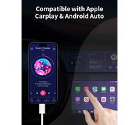 Câble Tressé Carplay Pour Iphone 16e 17 De Voiture 2m,18w 3a Cable Tressé Voiture Pour Apple Carplay Et Android Auto,Câble Usb Vers Usb C Charge Rapide Données Pour Samsung A56 A36 A17 A55 Pixel 9 Pro