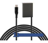 Câble Tressé De Type C Vers Bln1 Batterie Factice Ps-Bln-1 Dc Coupleur Pour Olympus Om-D E-M1, Pen F, Om-D E-M5, Pen E-P5[Z1021]