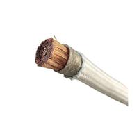 Câble tressé en mica haute température, Fil chauffant électromagnétique haute température en cuivre nickelé tressé Mica 20-6 AWG 5 mètres(5 METER PRICE-9 AWG)