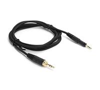Câble tressé pour Casque ATH-M50X/M40X pour Son Haute Résolution, Remplacement du Cordon AUX 3,5 Mm pour les Amateurs de Musique, Noir 1,5 M, Fil de Cuivre 5N LC-OFC