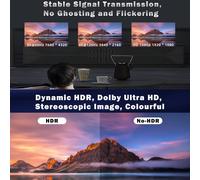 Câble Tressé Spiralé 8K 2.1 Hdmi Vers Hdmi Ultra Haut Hébit Pour Z Cam E2 Sony Fx6 Fx9 Canon Eos C70 C300 Portkeys Bm5 Atomos Ninjav V Shogun Moniteur[Z273]