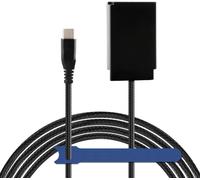 Câble Tressé Type C Vers Ep-5E Dc Coupleur En-El22 Batterie Factice Pour Nikon 1 J4 S2 1J4 1S2[Z729]