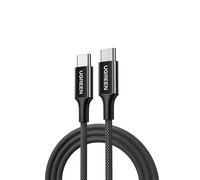 Câble Tressé UGREEN USB 2.0 100W Noir 2m, Compatible MacBook Pro/Air, Ordinateurs Portables HP, Dell, Asus, Lenovo, MateBook, iPhone 16/16 Pro/15, Galaxy S24/S23