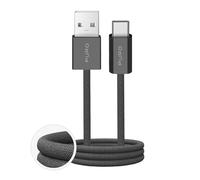 Câble tressé USB-A - USB-C Fabrik 2.0 10 W, 1,5 m, vert foncé