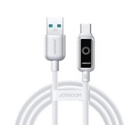 Câble tressé USB-A vers USB-C 66 W, 1,2 m - Blanc