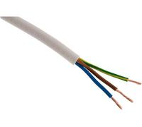 Câble tripolaire Electraline H05VV-F 3GX1,5 20 mètres Blanc - 11785