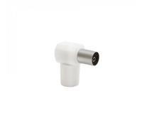 Câble TV Coaxial 9,52mm Coudé Femelle Blanc Force Power Lite