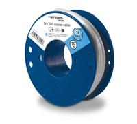 Câble TV coaxial bobine 19 VATC 10 m - blanc
