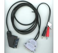 Câble TV Scart Amiga RGB avec entrée Audio supplémentaire