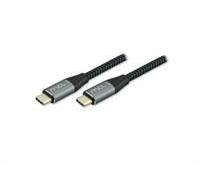 Câble Type C mâle / mâle tressé Charge & Data 10Gb 100W 5A - 2m