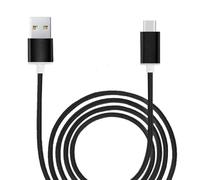 Câble Type C Pour Realme X3 Super Zoom Câble Usb Tressé Nylon 1,3 Mètre Câble Charge/Synchro Rapide-Transfert De Données Type C - Noir