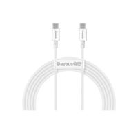 Câble Type-C Vers Type-C Pd Baseus Superior Series Blanc