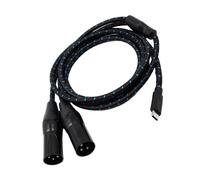 Câble TypeC vers 2XLR Câble UsbC vers 2XLR mâle pour-150cm