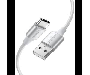 Câble Ugreen 60409 USB-C vers USB-A 3m USB 2.0 480 Mbit/s blanc pour charge et transfert de données