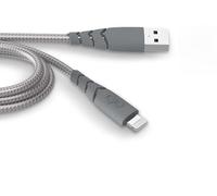 Câble Ultra-renforcé USB A/Lightning 1,2m 2.4A Gris - Garanti à vie Force Power