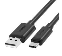 Câble Unitek USB-C vers USB-A, charge rapide 5 V/3 A, USB 2.0 480 Mbps, basique, durable, 3 m de long, charge rapide 2.0, charge et synchronisation des données conformes aux spécifications USB 2.0