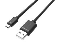 Câble UNITEK Y-C435GBK USB 2.0 3 m connecteur USB A vers Micro-USB B 480 Mbit/s (0,48 Gbit/s) noir pour périphériques et recharge