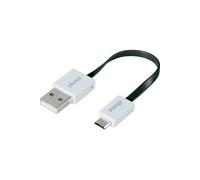 Câble usb 2.0 [1x usb 2.0 mâle type a - 1x usb 2.0 mâle micro-b] 0.15 m noir ak-cbub16-15bk